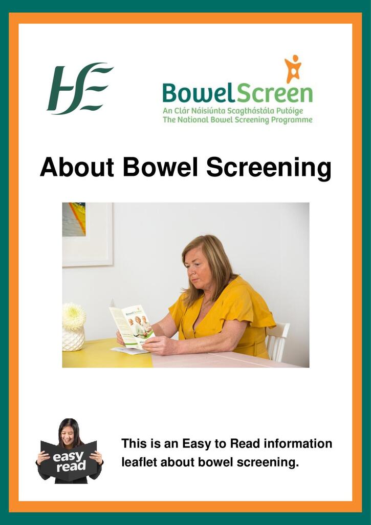 About Bowel Screening- Easy Read