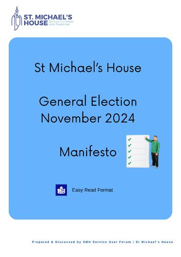 SMH General Election Manifesto 2024  Easy Read