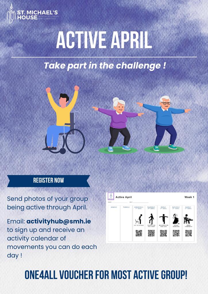 30-Day Active April Challenge | SMH Activity Hub